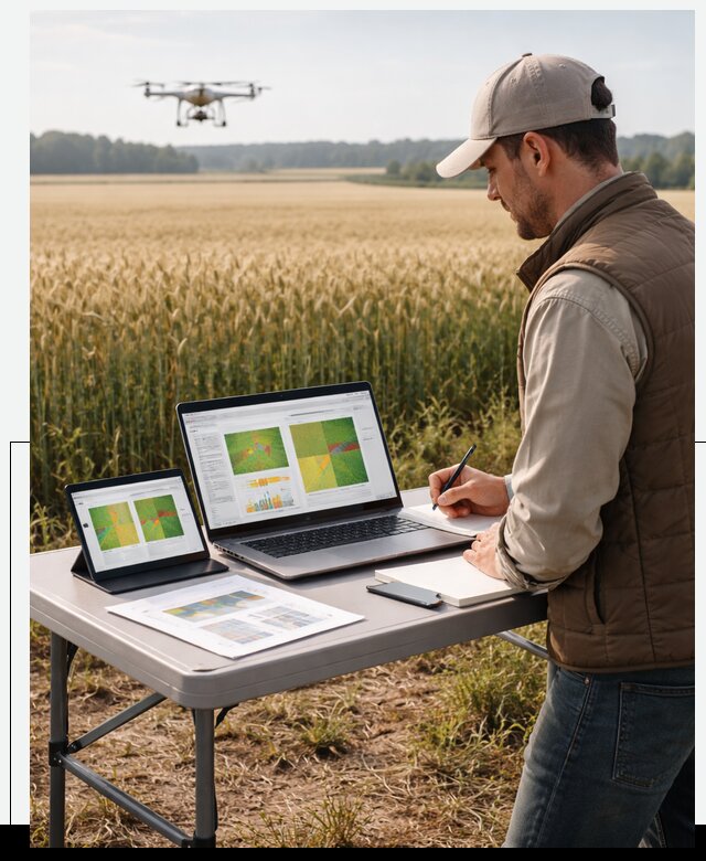 Система AI прогнозирования урожайности для точных агрономий в Видном
